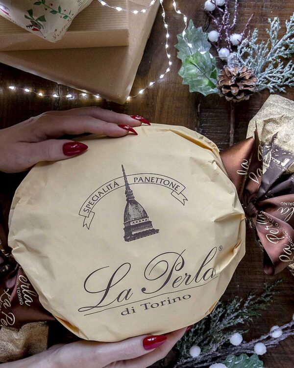 Panettone La Perla Esotica Confezione a Caramella. 1kg - immagine 2