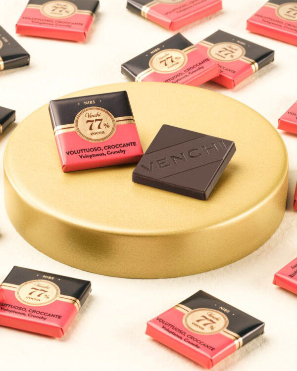 Granblend Nibs Venchi 77% in sacchetto da 100g