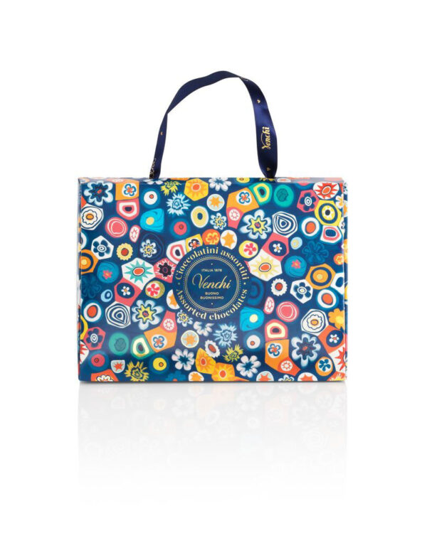 Borsina Venchi regalo Murrine con Perle assortite 150 g - immagine 2