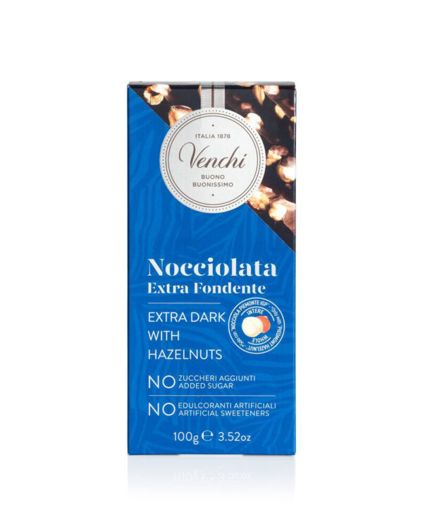 Tavoletta Venchi Nocciolata Fondente NO Zuccheri Aggiunti 100 g - immagine 2