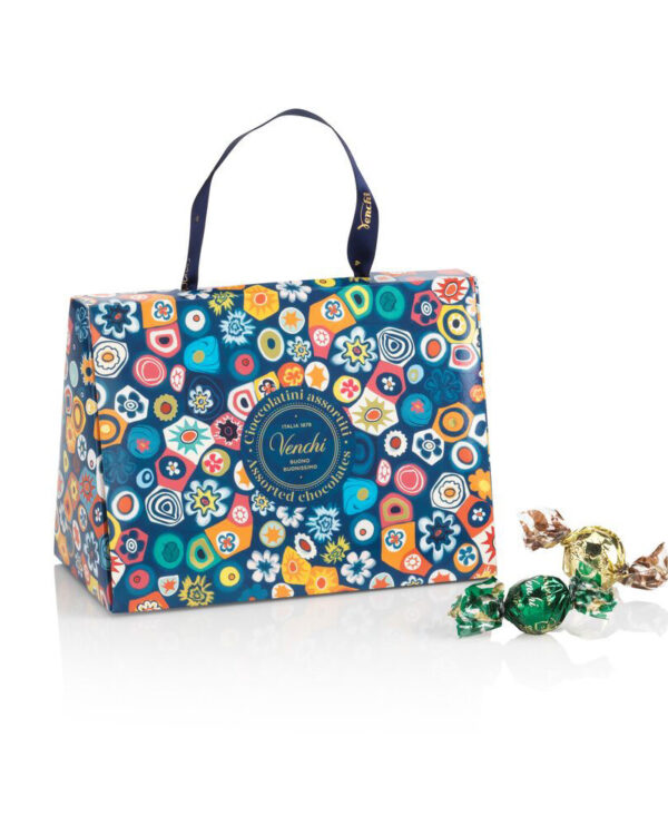 Borsina Venchi regalo Murrine con Perle assortite 150 g - immagine 3