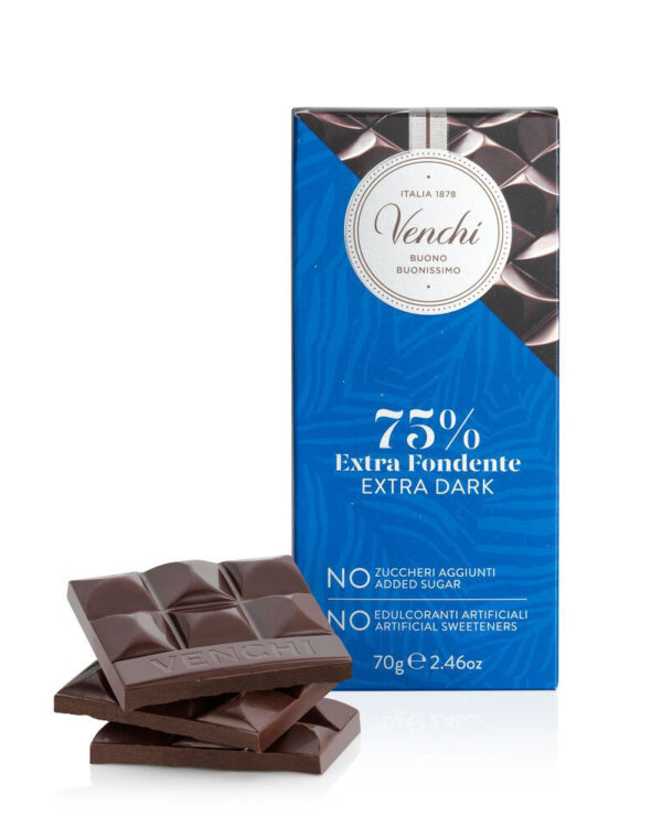 Tavoletta Venchi Extra Fondente NO Zuccheri Aggiunti 70 g - immagine 3