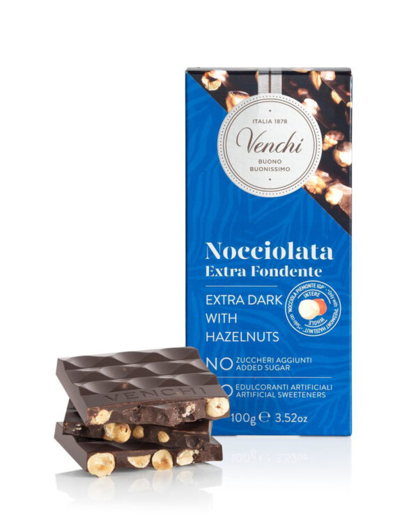 Tavoletta Venchi Nocciolata Fondente NO Zuccheri Aggiunti 100 g - immagine 3