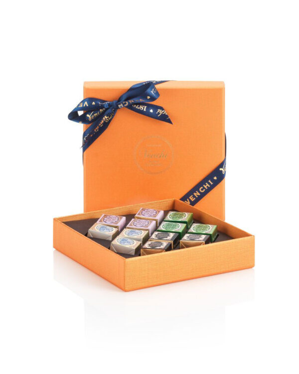 Cofanetto Venchi regalo Murrine arancio con Cremini assortiti - immagine 2