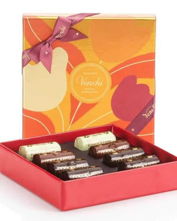 Cofanetto Venchi con Cioccolatini Lingottini Assortiti  115gr - immagine 1