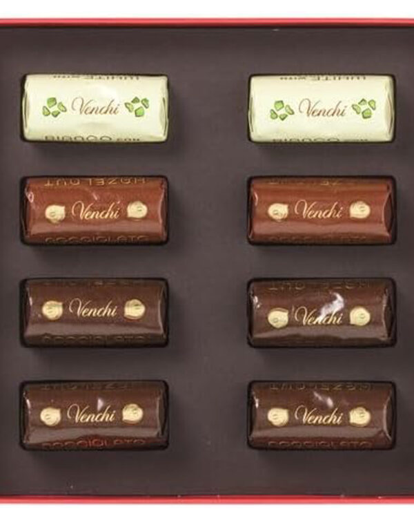 Cofanetto Venchi con Cioccolatini Lingottini Assortiti  115gr - immagine 2