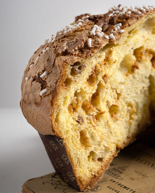 Panettone Artigianale Caramello e Noci Pasticceria Mimosa - immagine 2