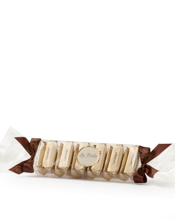 Giandujot. La Perla Cioccolato al latte e nocciole (31%). Confezione 120g