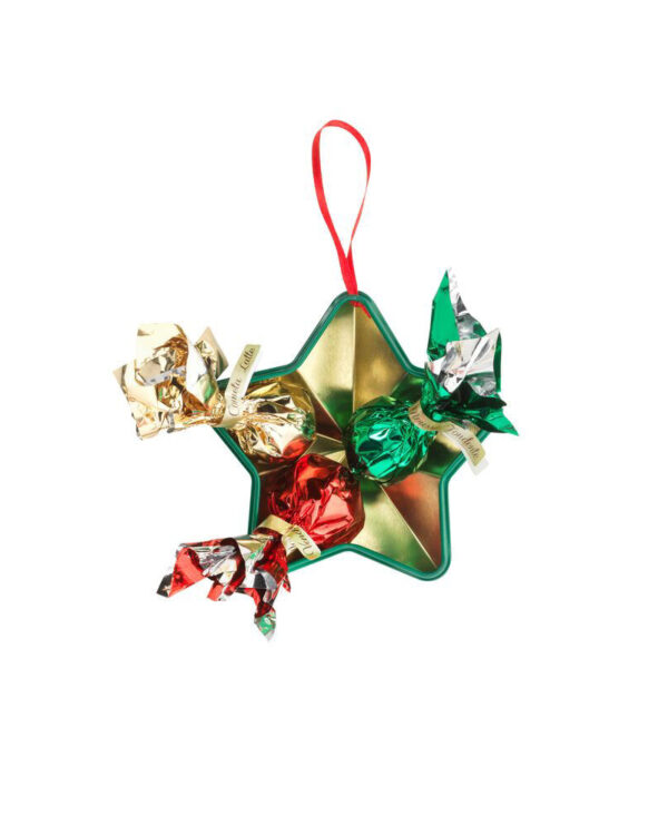 Lattina regalo Stella verde Venchi con Comete assortite 37 g - immagine 3