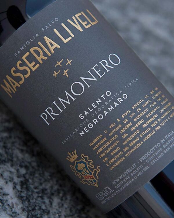 Primonero Masseria Li Veli Salento IGT Negroamaro 2023 - immagine 2