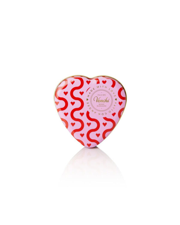 Lattina Venchi cuore con cuoricini latte e extra fondenti 48 g - immagine 4