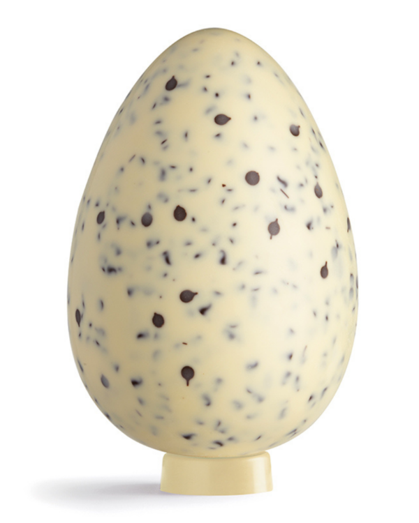 Eggò Bianco La Perla Uovo di Cioccolato Bianco con latte, biscotto e gocce di cioccolato. 200g - immagine 2