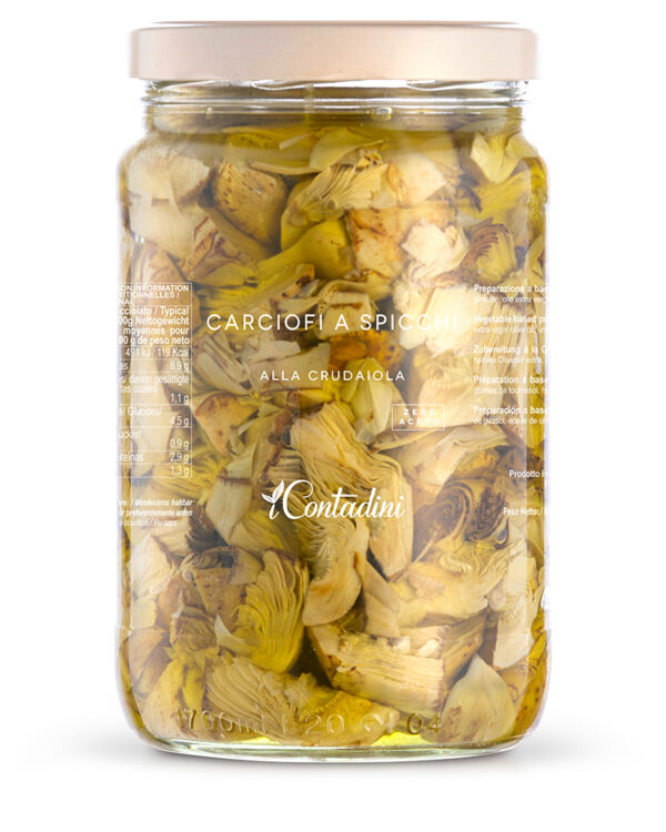 Carciofi a Spicchi alla Crudaiola I Contadini 1600g - immagine 1