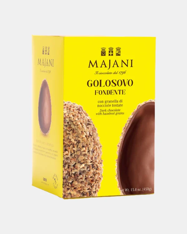 Uovo di Pasqua Golosovo Majani Fondente e Nocciole 450 gr