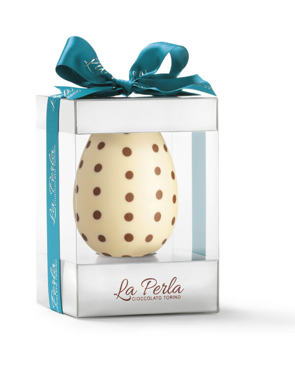 Pois La Perla Uovo di cioccolato bianco 200g - immagine 1