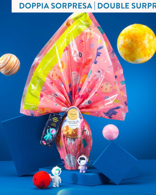 Uovo Venchi Bambini Rosa Latte 220g - immagine 1