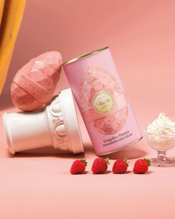 Uovo Venchi Fragola e Panna 150g - immagine 1