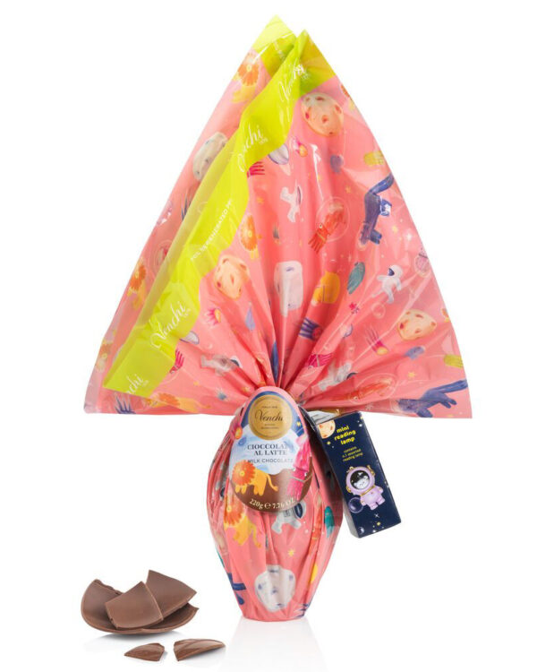 Uovo Venchi Bambini Rosa Latte 220g - immagine 2