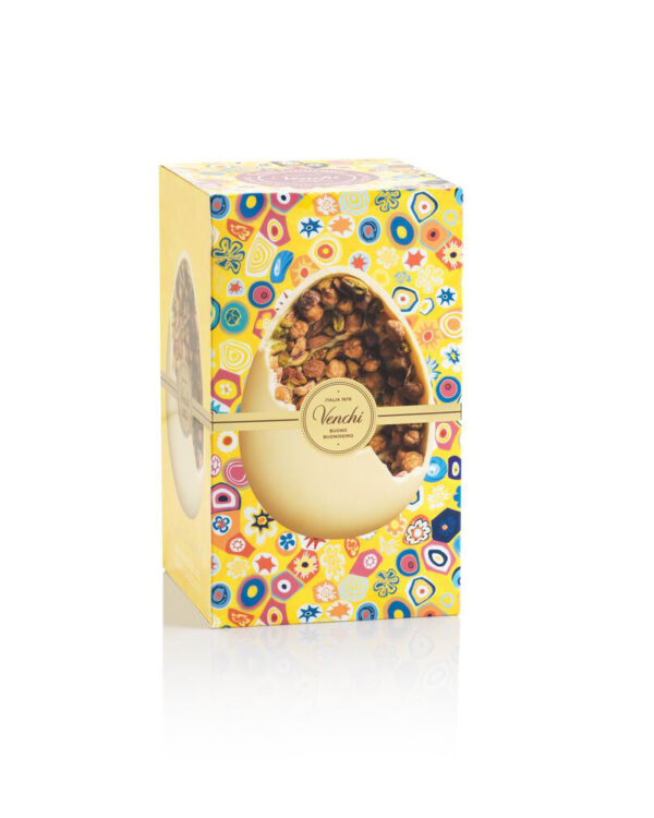 Uovo Venchi Gran Gourmet Nocciolato Bianco Salato 500g - immagine 4