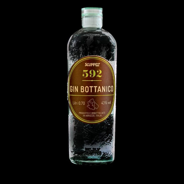 gin-bottanico-592-scuppoz-miscela-di-gin-con-nota-agrumata-di-mandarino-spezie-con-erbe-profumate-abruzzo