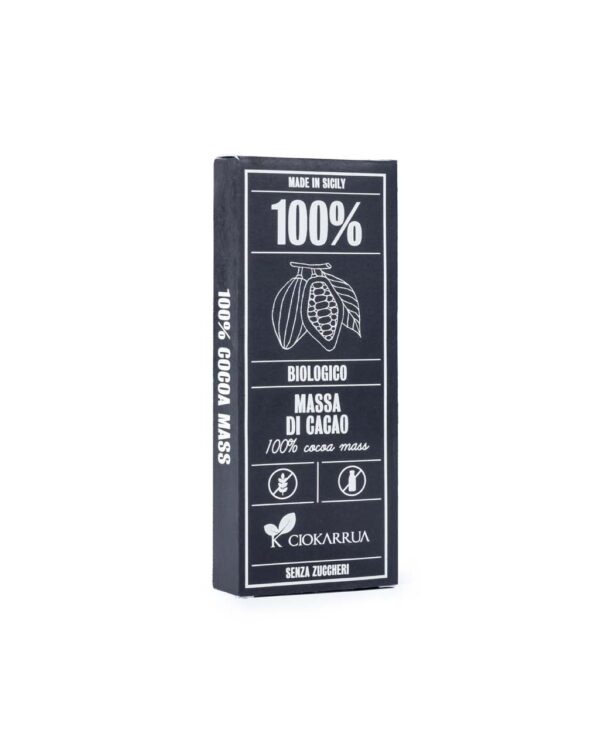 Ciokarrua Massa di cacao 100% BIO Senza zuccheri 50g