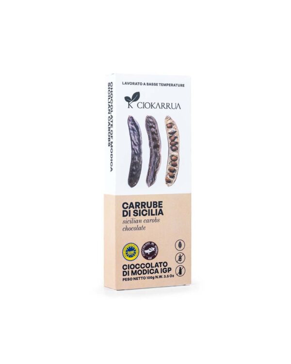 Cioccolato di Modica IGP – Carrube di Sicilia 100g