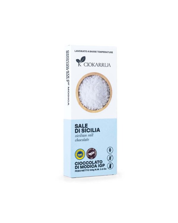 Cioccolato di Modica IGP – Sale di Sicilia 100g - immagine 1