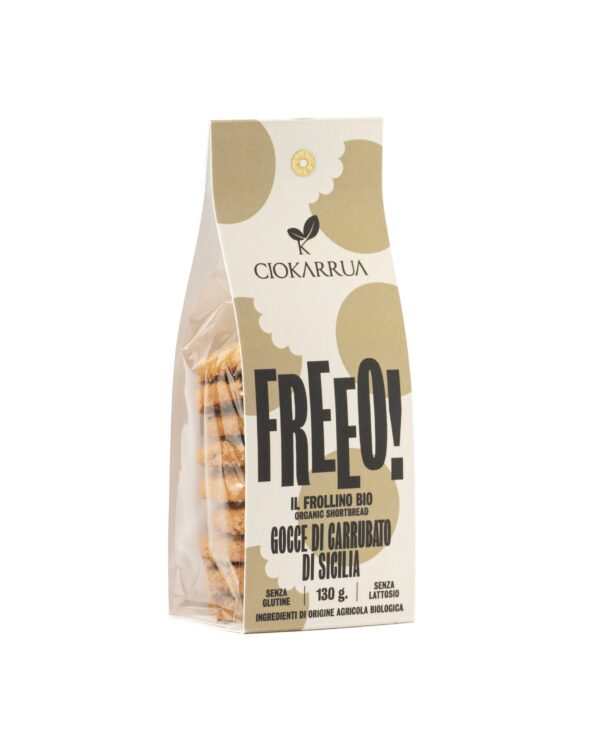 FREE0 Ciokarrua Frollino classico con Carrubato di Sicilia 130g