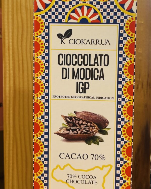 Cioccolato di Modica IGP – Cacao 70% 80g - immagine 1