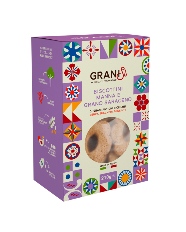 Biscottini Tumminello al Grano Saraceno e Manna - immagine 2