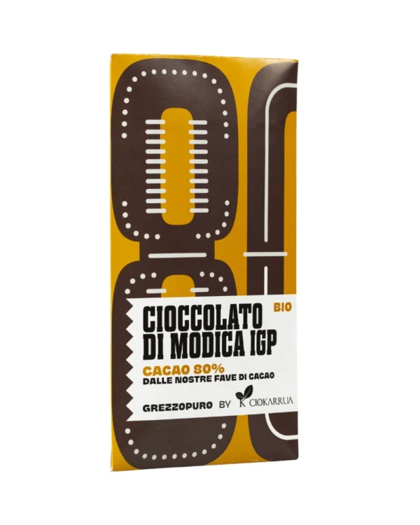 Grezzopuro  Cioccolato di Modica IGP Cacao 80% 50g