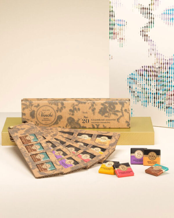 Ventaglio degustazione cioccolatini Granblend Venchi 140g - immagine 1