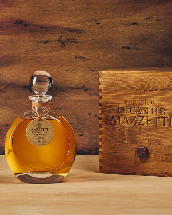 Decanter Spirito di Cristallo Con Grappa Di Moscato Riserva 7 Anni - immagine 2