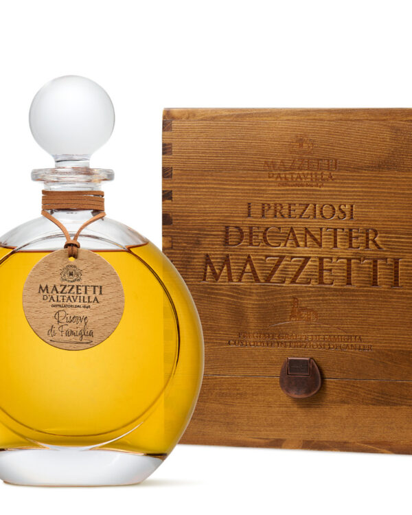 Decanter Spirito di Cristallo Con Grappa Di Moscato Riserva 7 Anni - immagine 1
