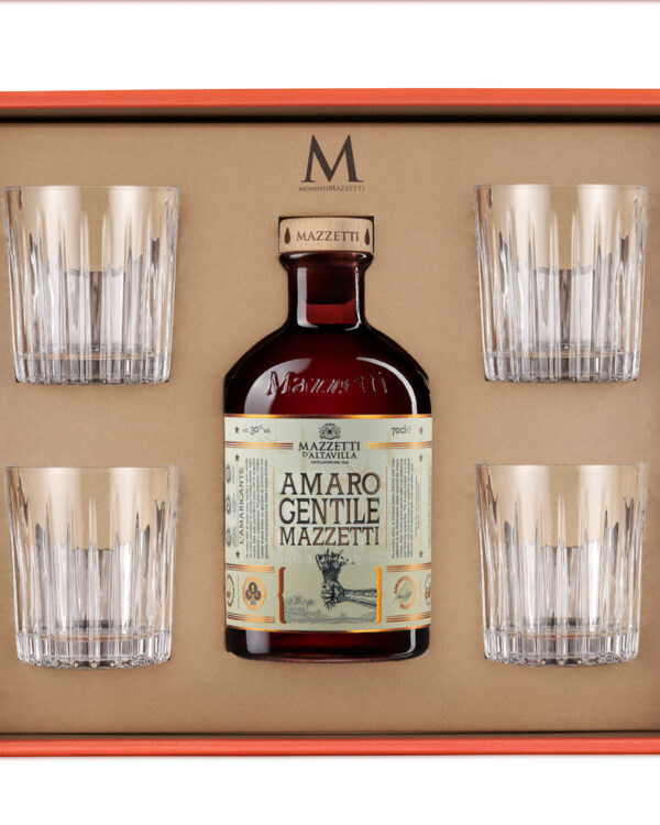 Momento Amaro Gentile Mazzetti con 4 Tumbler