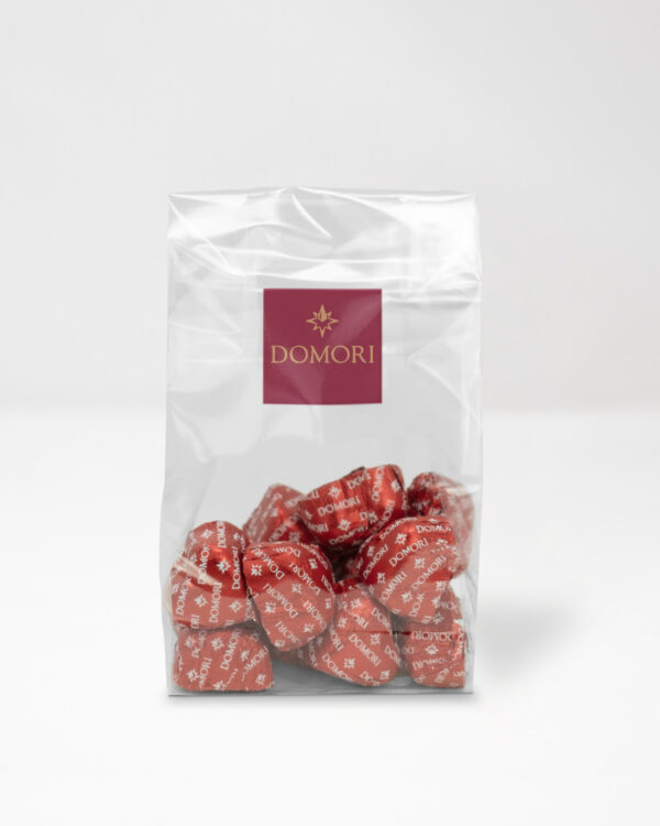 Cuoricini Domori 70% Criollo in Sacchetto da 100g - immagine 1