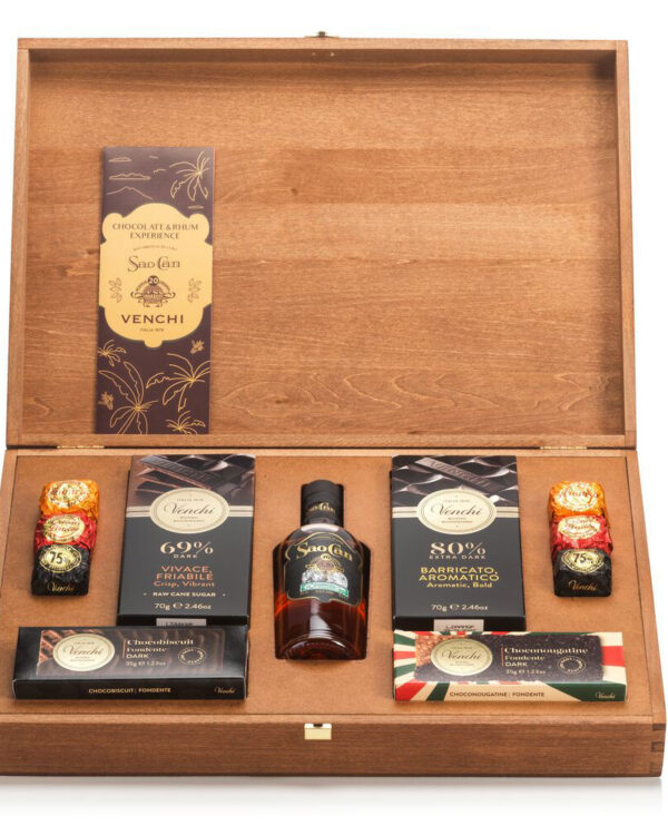Cioccolato Venchi e Rum Riserva 20anni Confezione Regalo 332g + 20cl - immagine 4