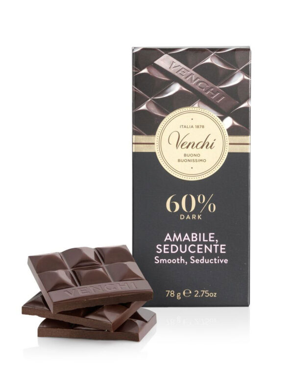 Tavoletta Venchi Extra Fondente 60% 78g - immagine 4