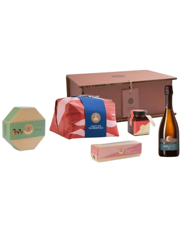 Strenna Tradizionale di Fiasconaro Cesta regalo con prodotti Fiasconaro - immagine 1