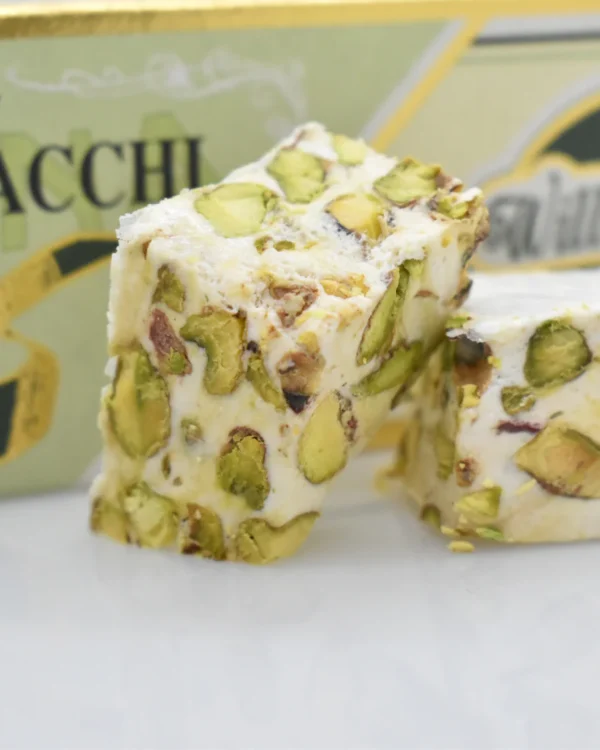 Torrone Tenero Bianco ai Pistacchi William Di Carlo 200g - immagine 2