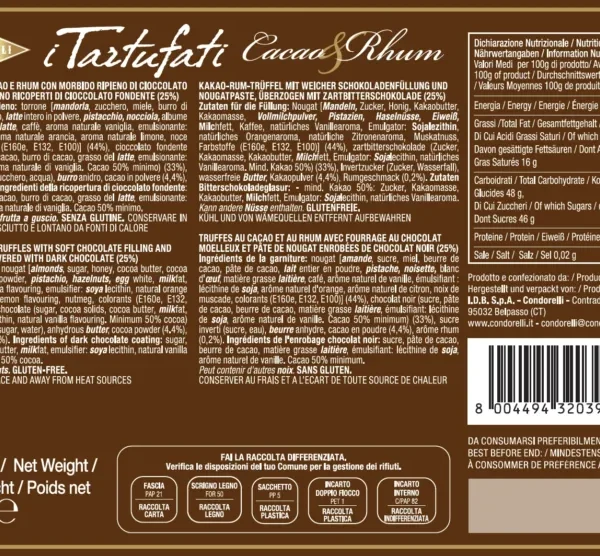 Scrigno in legno con Tartufati Condorelli - immagine 3