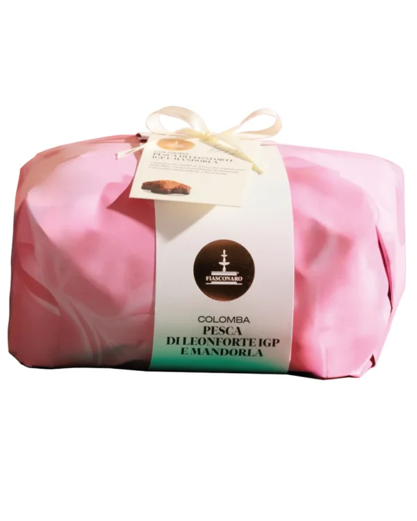 Colomba Fiasconaro con Canditi di Pesca di Leonforte IGP e Mandorla - immagine 3