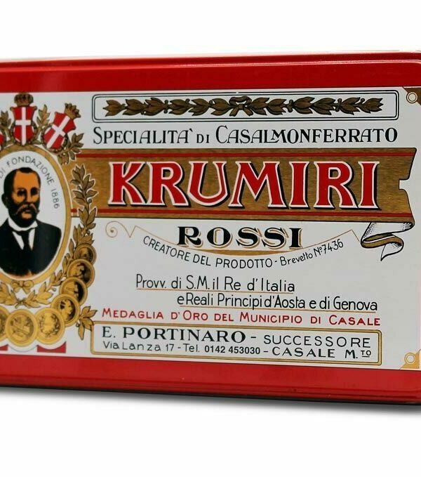 Krumiri Rossi Originali in latta litografata 600g