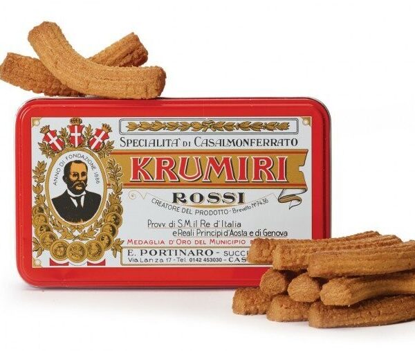 Krumiri Rossi Originali in latta litografata 400g - immagine 1