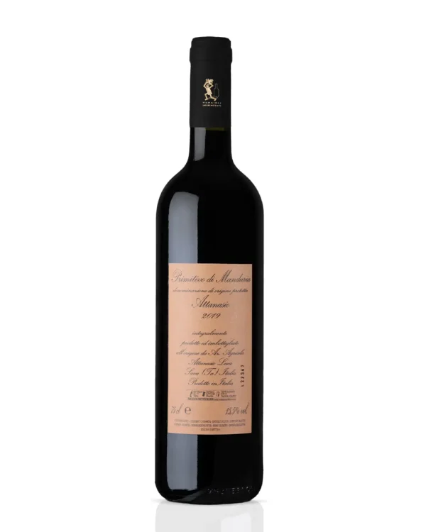 Primitivo di Manduria DOP 2020 Etichetta Marrone Luca Attanasio - immagine 1