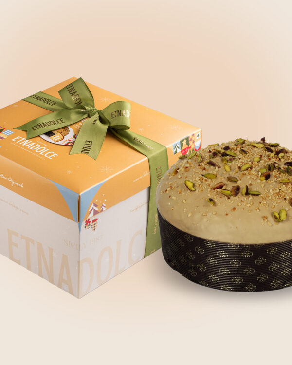 Panettone Etna Dolce con crema alla Nocciola kg1 - immagine 1