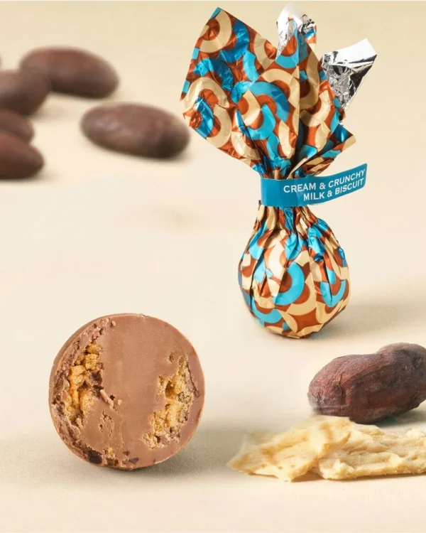 Venchi Cream e Crunchy Cioccolatino Choco-Biscuit in sacchetto da 100g - immagine 1