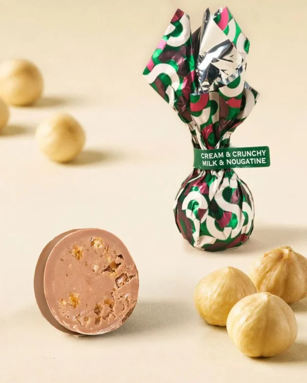 Venchi Cream e Crunchy Cioccolatino Nougatine in sacchetto da 100g - immagine 1