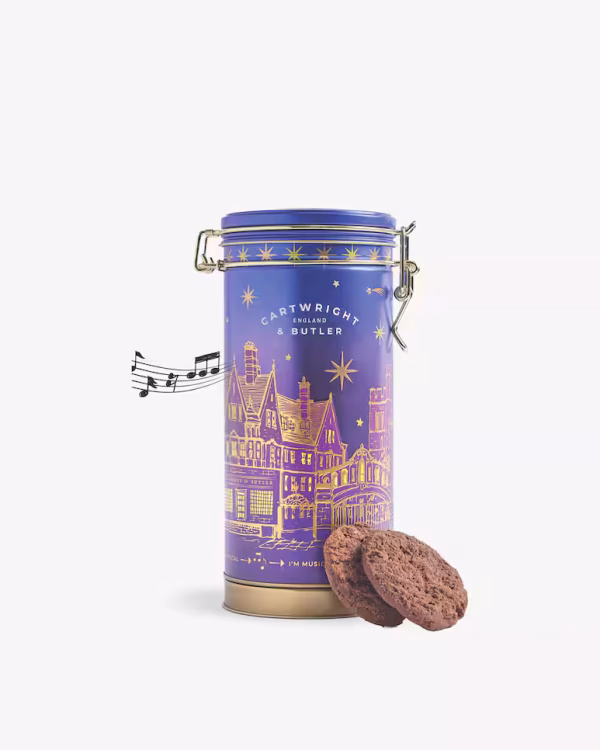 Lattina Musicale Biscotti al Cioccolato 200g Cartwright e Butler - immagine 1