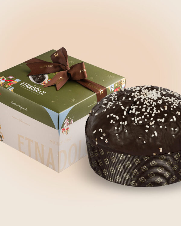 Panettone Etna Dolce Pera e cioccolato kg 1 scatola - immagine 1